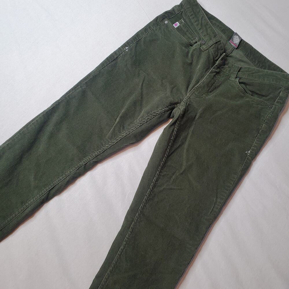 Stio Women's Size 6 Rivet Cord 5 Pocket Corduroy Pants Green 1275
